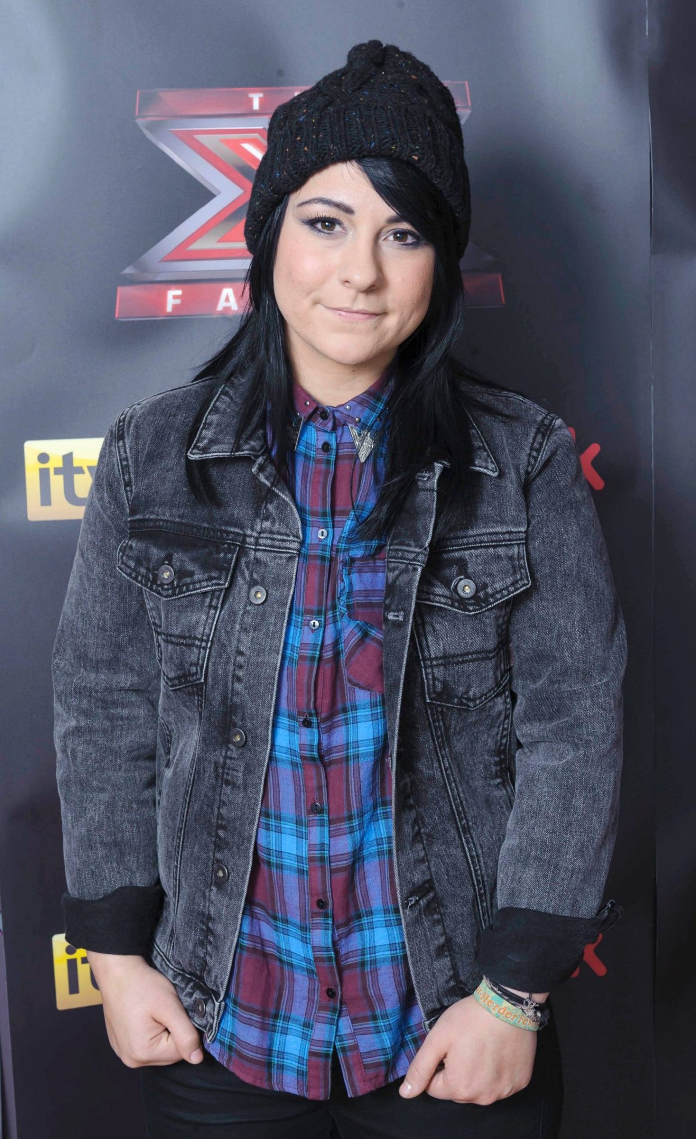 Editorial use only. No book publishing. Mandatory Credit: Photo by Ken McKay/Thames/REX/Shutterstock (1918620y) Lucy Spraggan 'The X Factor' Boards, TV Programme, London, Britain - 13 Oct 2012