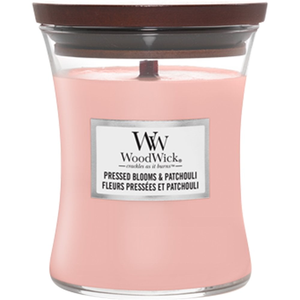 Woodwick Pressed Blooms and Patchouli Candle